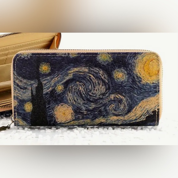 Vincent Van Gogh Zipper Wallet (s) - Picture 1 of 4